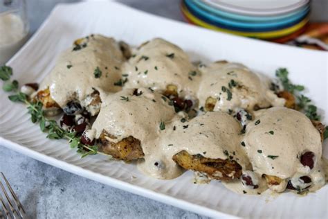 Greek Chicken With Creamy Feta Sauce - Man Meets Oven