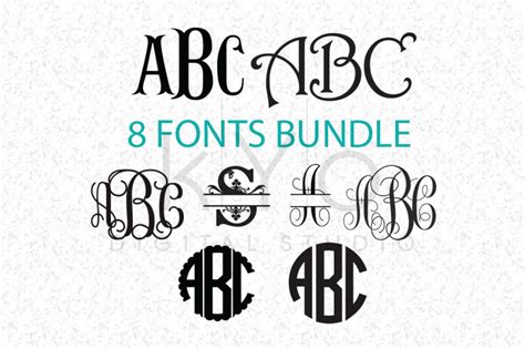 Free Monogram Fonts Svg Downloads | SEMA Data Co-op