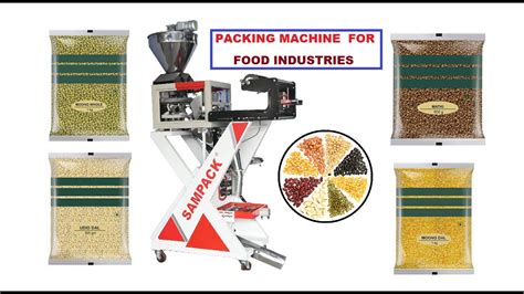 Multi Product packing machine for Food industry 25gms to 1000gms All in one machine - YouTube