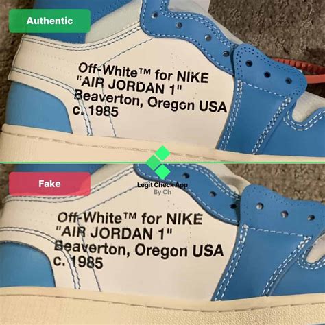 Jordan 1 Off-White UNC Legit Check: REAL vs FAKE