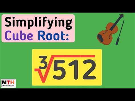 Cube root of 512 Explained | Simplifying cube roots - YouTube