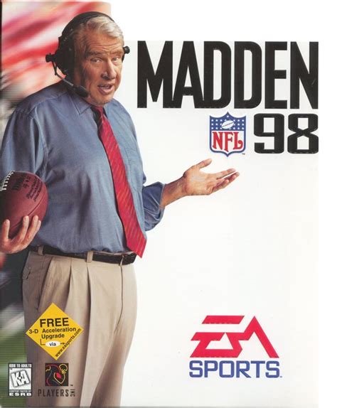 Madden NFL 98 (1997) Windows box cover art - MobyGames