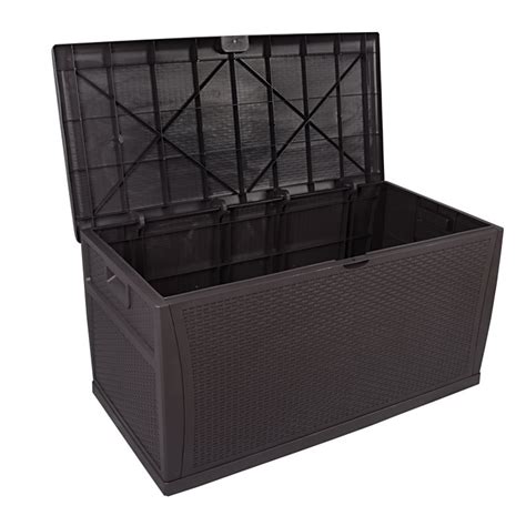 Lockable Metal Garden Storage Box | Dandk Organizer