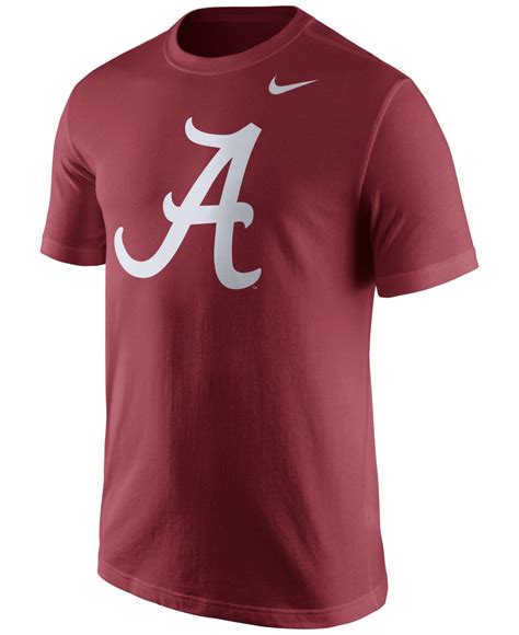 Lyst - Nike Men's Alabama Crimson Tide Logo T-shirt in Red for Men