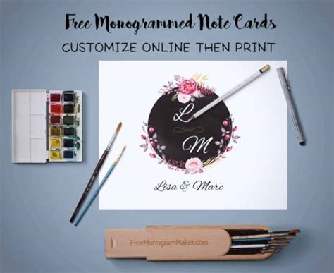 Free Custom Wedding Monogram