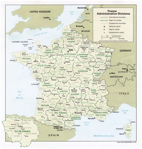 Maps of France | Detailed map of France in English | Tourist map of ...