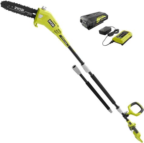 Amazon.com : RYOBI RY40560 10 in. 40-Volt Lithium-Ion Cordless Battery Pole Saw 2.0 Ah Battery ...