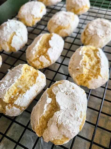 Ricciarelli- A traditional Italian Almond cookie from Siena, in Tuscany. Italian Christmas ...