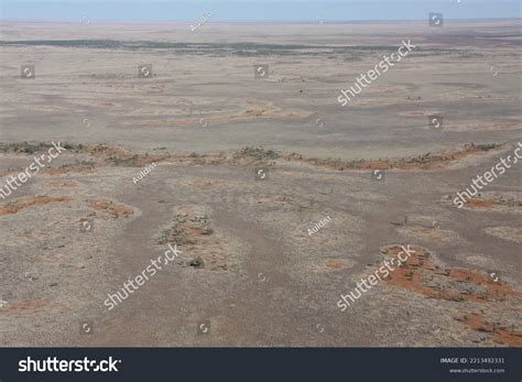 Barren Desert Landscape Background Drought Stock Photo 2213492331 ...