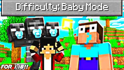 Baby Mode Addon (1.19) - Super Easy Survival - 9Minecraft.Net