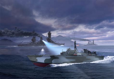 Battle of Surigao Strait - US Navy PT Boats, IJN Fuso & Yamashiro