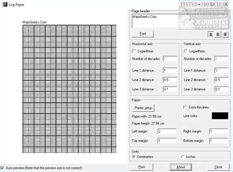 Download Log Paper - MajorGeeks