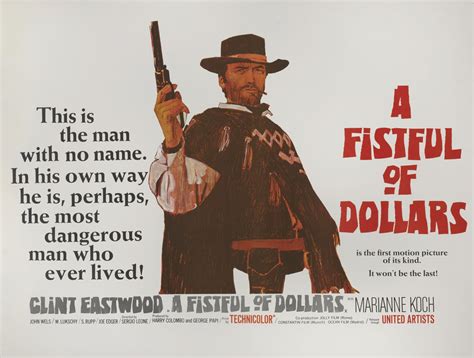 A FISTFUL OF DOLLARS (1964) POSTER, BRITISH | Original Film Posters ...