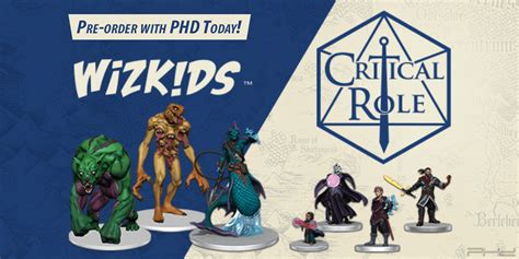 Critical Role: Monsters & Factions of Wildemount Miniatures — WizKids - PHD Games