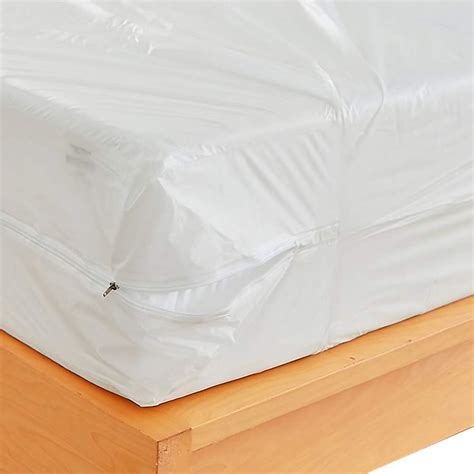 Amazon.com: Waterproof Zippered Plastic Mattress Protector Encasement, Vinyl Mattress Cover Bed ...