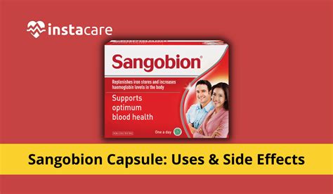 Sangobion Capsule - Uses Side Effects And Price In Pakistan