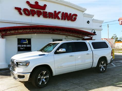 2019 White Dodge Ram 1500 LEER 100R - TopperKING : TopperKING ...