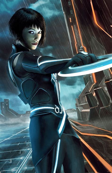 Tron Legacy Quorra Painting | Tron legacy, Tron art, Tron