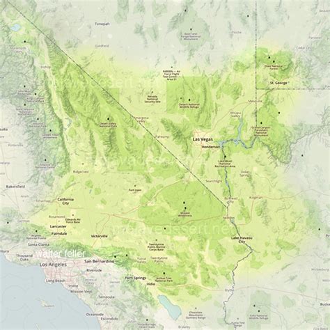 Mojave Desert Map