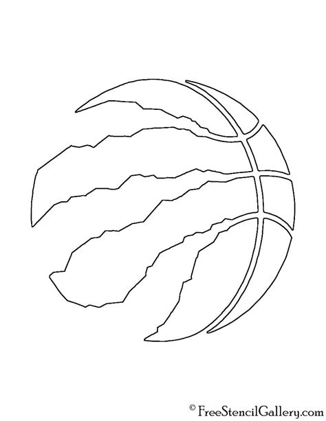 NBA Toronto Raptors Logo Stencil | Free Stencil Gallery | Coloring pages winter, Toronto raptors ...