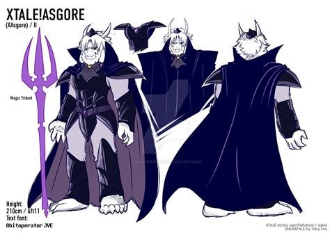 XTALE ASGORE Reference Sheet by JakeiArtwork on DeviantArt Undertale ...