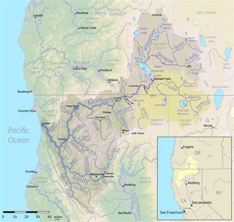 Map of the Klamath River Basin [IMAGE] | EurekAlert! Science News Releases