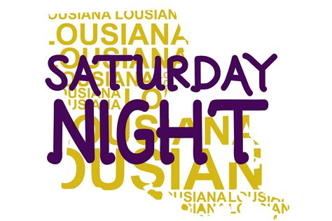 Louisiana Saturday Night SVG | Etsy