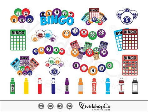 Bingo SVG Bingo Balls Svg Bingo Card Svg Bingo Dauber Svg - Etsy