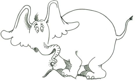 Horton The Elephant Drawing at GetDrawings | Free download