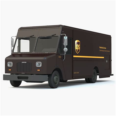 UPS Truck 3D Model $59 - .max .fbx .obj - Free3D