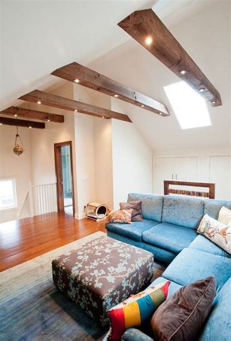 Living Rooms With Beams That Will Inspire | Beams living room, Simple ...
