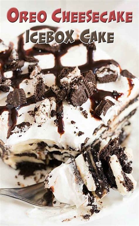 Oreo Cheesecake Icebox Cake