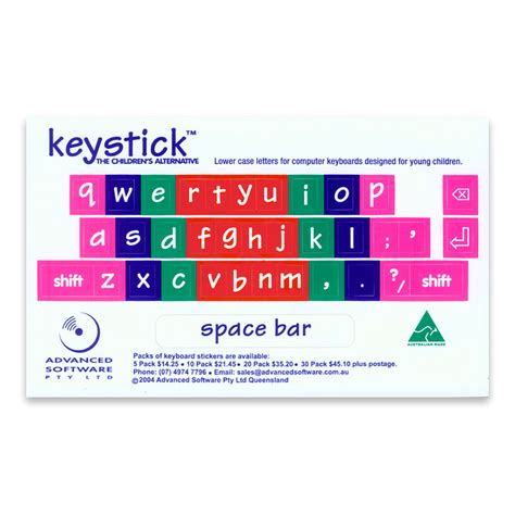 Keystick Keyboard Stickers - Assistive Technology