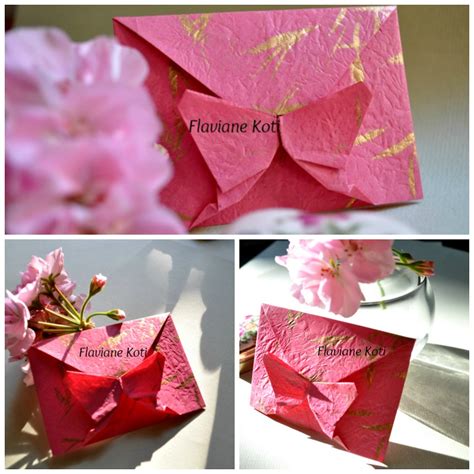 Terapia do Papel: Envelope de origami - Borboleta