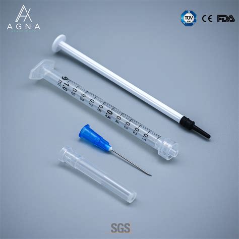 Disposable Vaccine Syringe 1 ml Luer Lock FDA 510k - Agna Healthcare