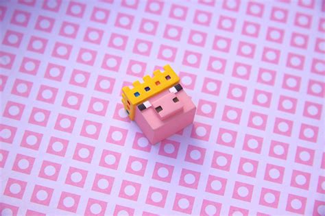 Minecraft Pig With Crown Mx Switches - Etsy