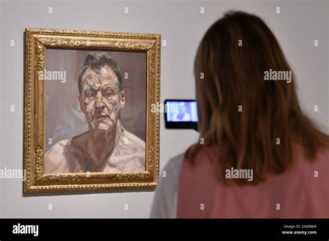 London, UK. 23rd Oct, 2019. Lucian Freud, Reflection (Self-portrait), 1985, at Lucian Freud, The ...