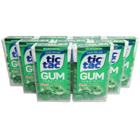 9 Packs Tic Tac Gum Spearmint Sugar 56 Pieces Each Exp March 20 2020 for sale online | eBay