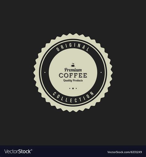 Coffee labels Royalty Free Vector Image - VectorStock