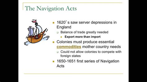 APUSH Lecture 5: Mercantilism and the Navigation Acts 9/1/2013 - YouTube