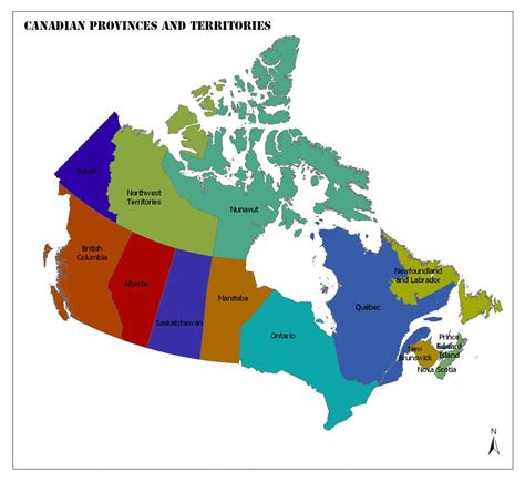 Canadian Provinces and Territories | Mappr