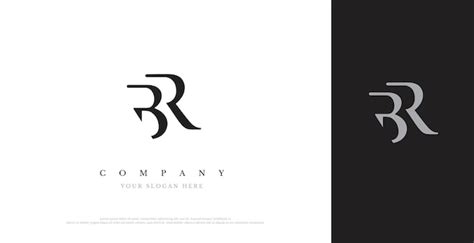 Premium Vector | Initial br logo design vector