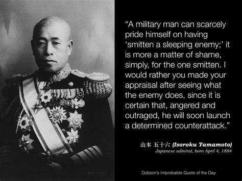 "A military man can scarcely pride himself on having 'smitten a sleeping enemy;' it is more a ...