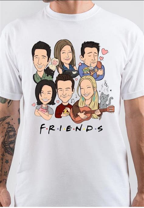 Friends TV Series White T-Shirt - Shark Shirts