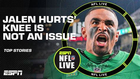 Jalen Hurts' knee is just fine & he's ready to keep DOMINATING 👏 NFL Top Stories | NFL Live ...