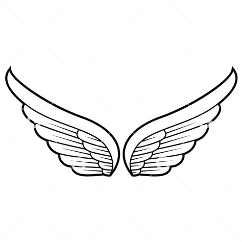 Angel Wings Heart Svg Angel Svg Wings Svg Heart Svg Dxf Etsy Nederland ...