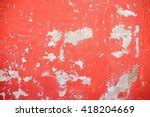 Image of Old Textured Flaked Red Paint on a Wall | Freebie.Photography