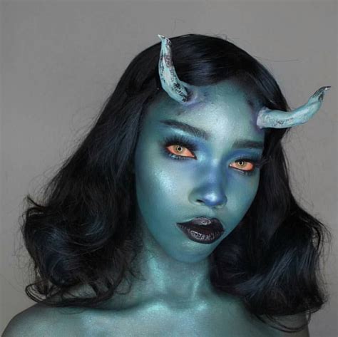 "Sad Blue Devil" Makeup sfx by @chinthekid #devil #devils #devil # ...