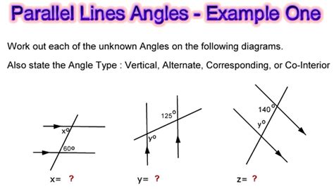 Angles and Parallel Lines | Passy's World of Mathematics
