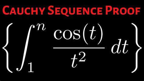 How to Prove a Sequence of Integrals is a Cauchy Sequence | Math videos ...